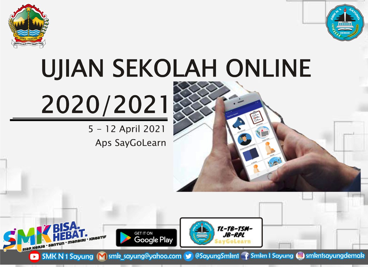 SMKN 1 Sayung Melaksanakan Ujian Online Berbasis Android