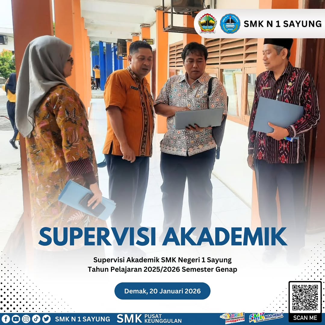 Supervisi Akademik SMK Negeri 1 Sayung
Tahun Pelajaran 2025/2026