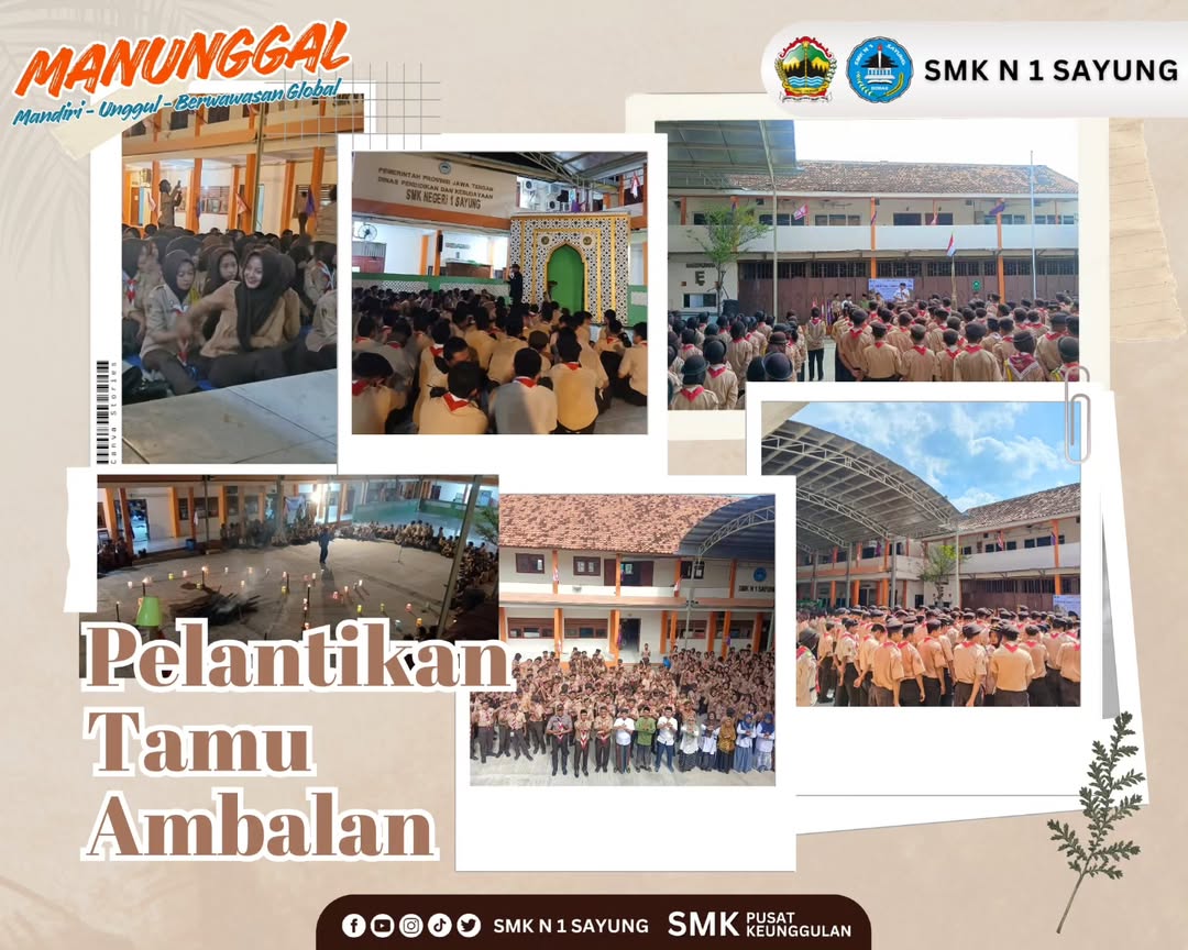 Pelantikan Tamu Ambalan Rama Dewa SMK N 1 Sayung