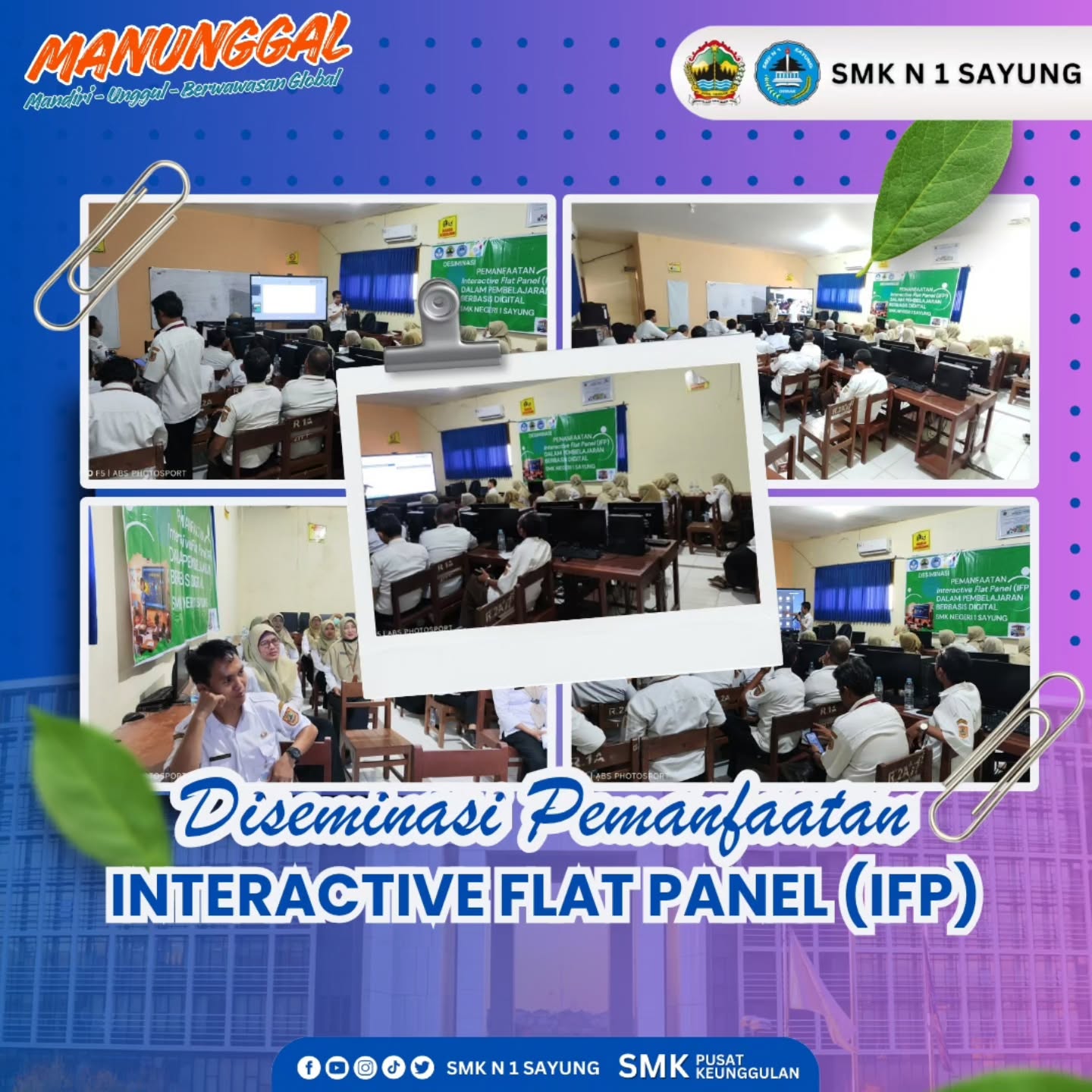 Diseminasi Pemanfaatan Interactive Flat Panel (IFP)