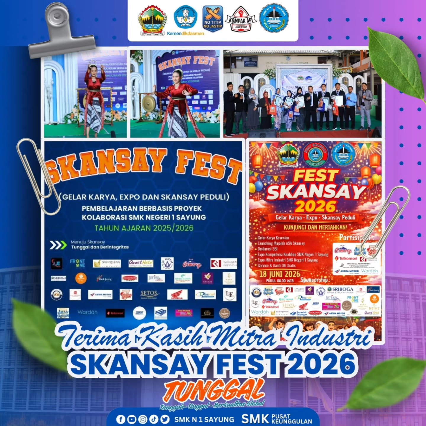 Terima Kasih Mitra Industri – SKANSAY FEST 2026