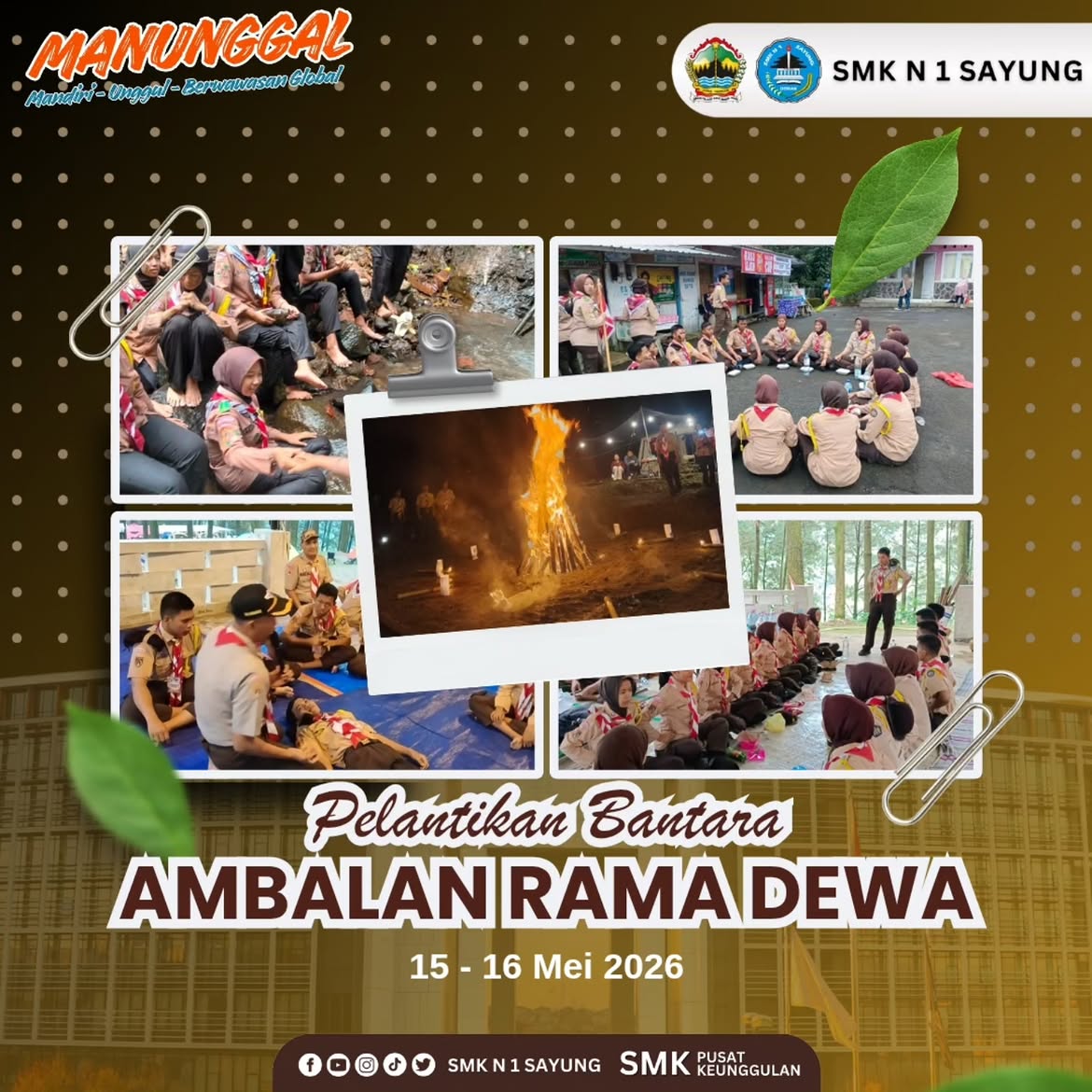 Pelantikan Bantara Ambalan Rama Dewa